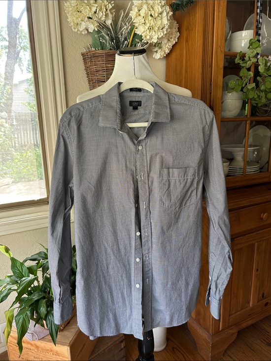 J. Crew Other - J. Crew Men’s Button-Down Ludow Shirt  Micro Check Size Large